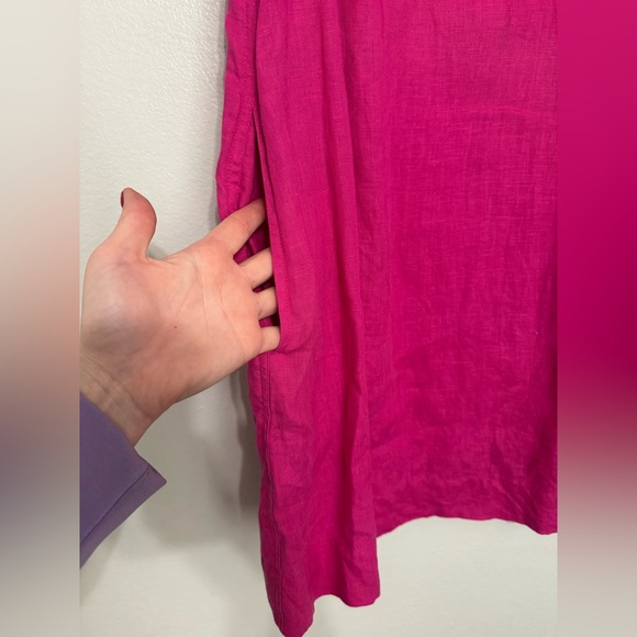 J Crew Maxine Sleeveless Button Back Dress in Pink - Picture 3 of 9